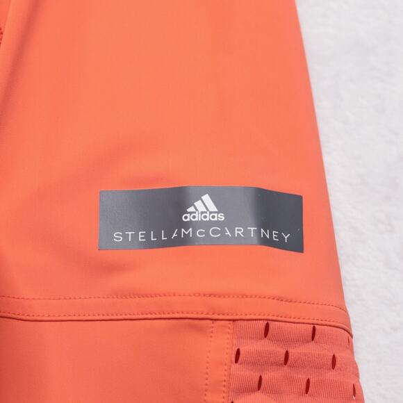 ADIDAS x Stella McCartney 3/4 Running Performance Leggings Hot Coral Sz XS - Picture 7 of 10
